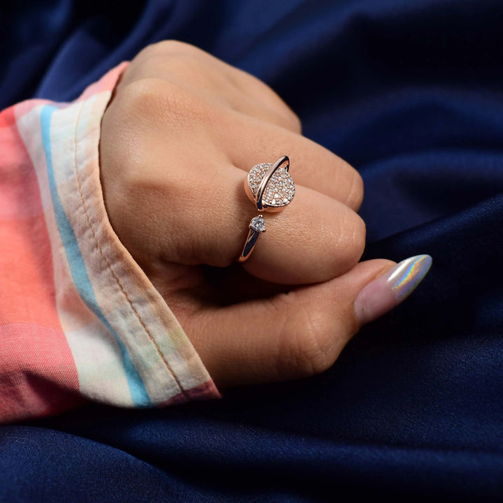 Saturn Spinner Ring - Rose Gold - Salty Accessories