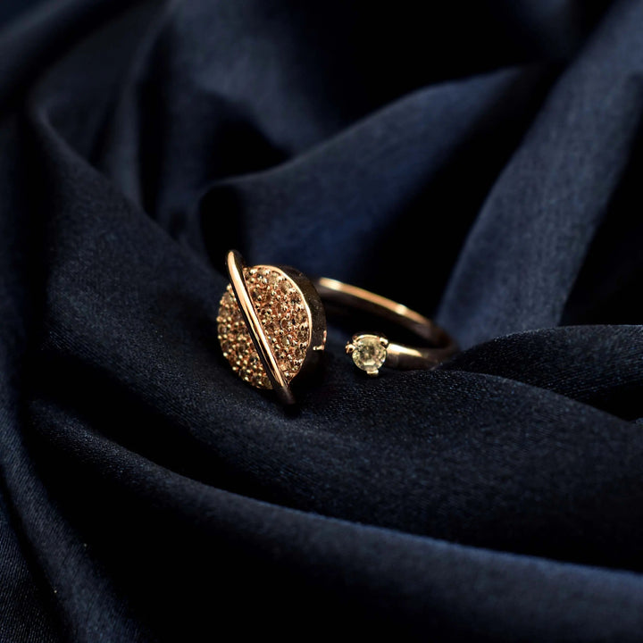 Saturn Spinner Ring - Rose Gold - Salty Accessories