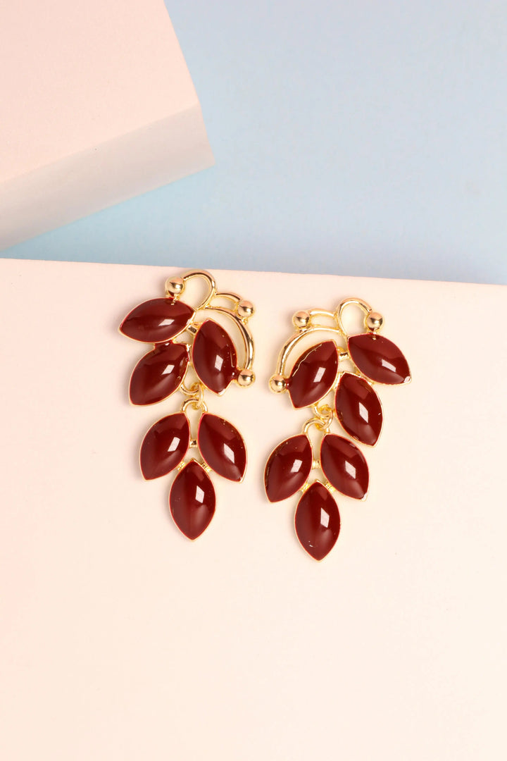 Scarlet Statement Earrings - Salty Accessories