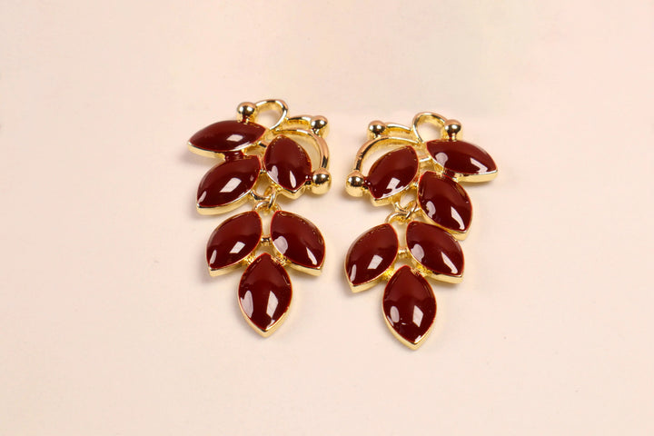 Scarlet Statement Earrings - Salty Accessories