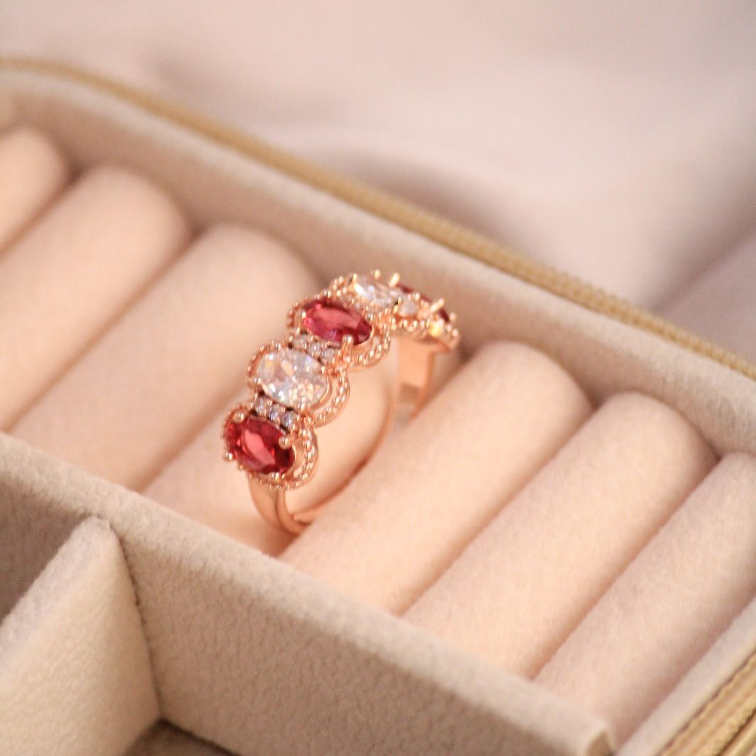 Scarlet Statement Ring