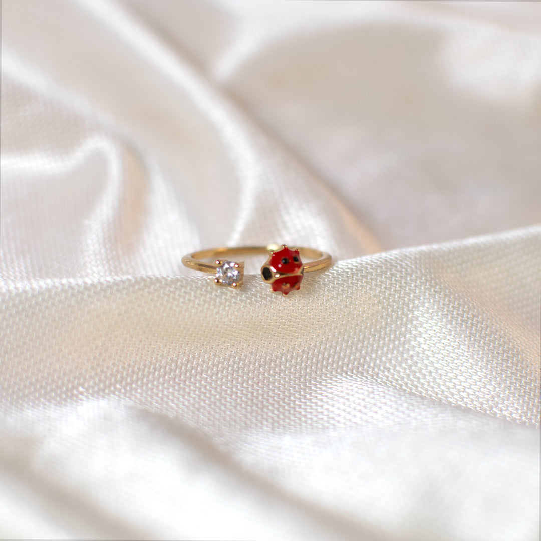 Scarlet lily beetle Ring - Salty Accessories