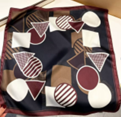 Mocha Geo Scarf Scarf | Salty