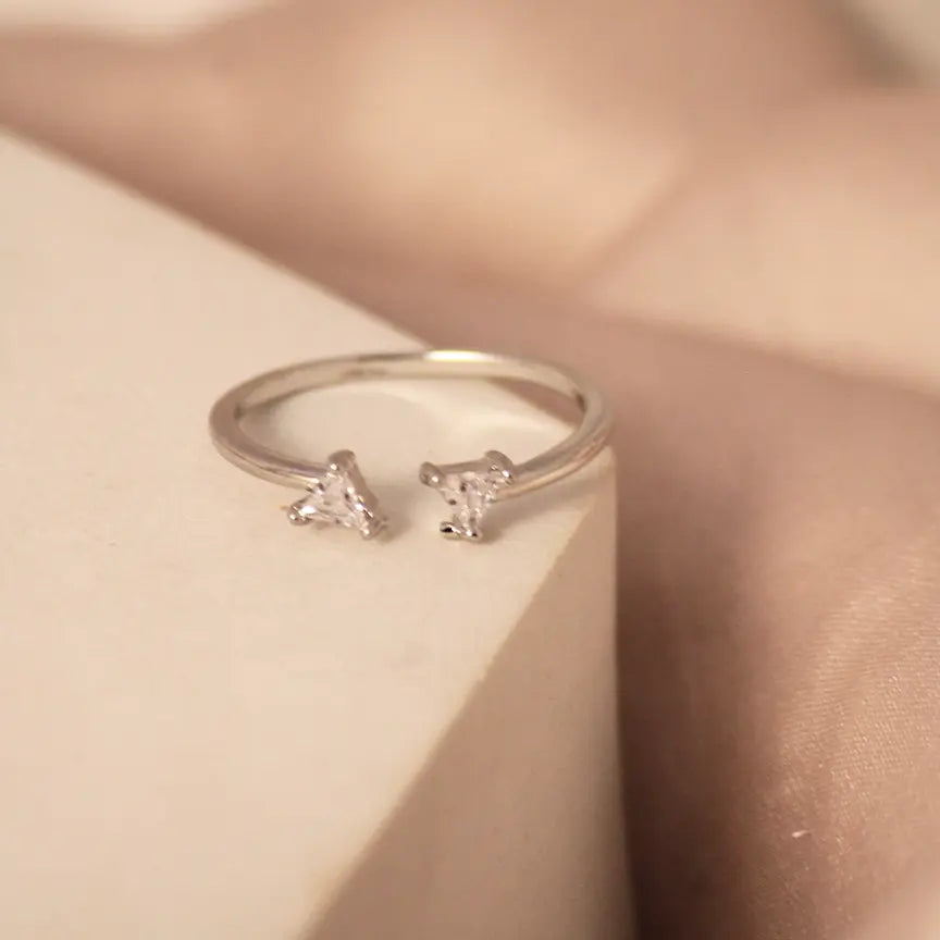 Scot Silver Diamonds Band - Salty Accessories