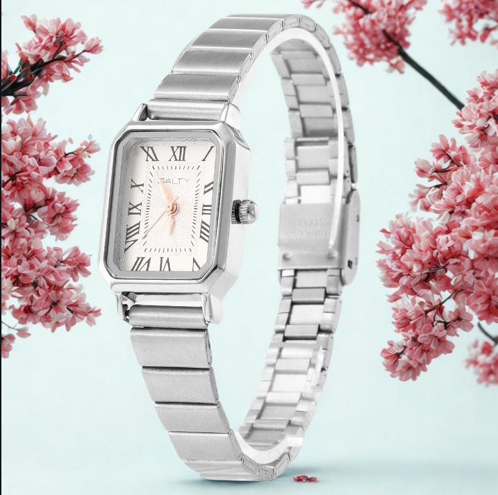 White Dial Retro Water Resistant Watch