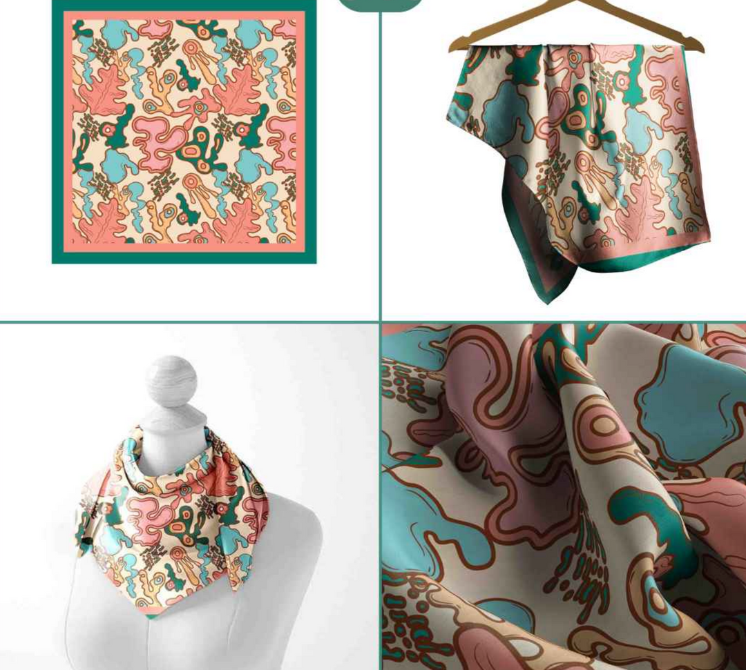 Coral Reef Scarf