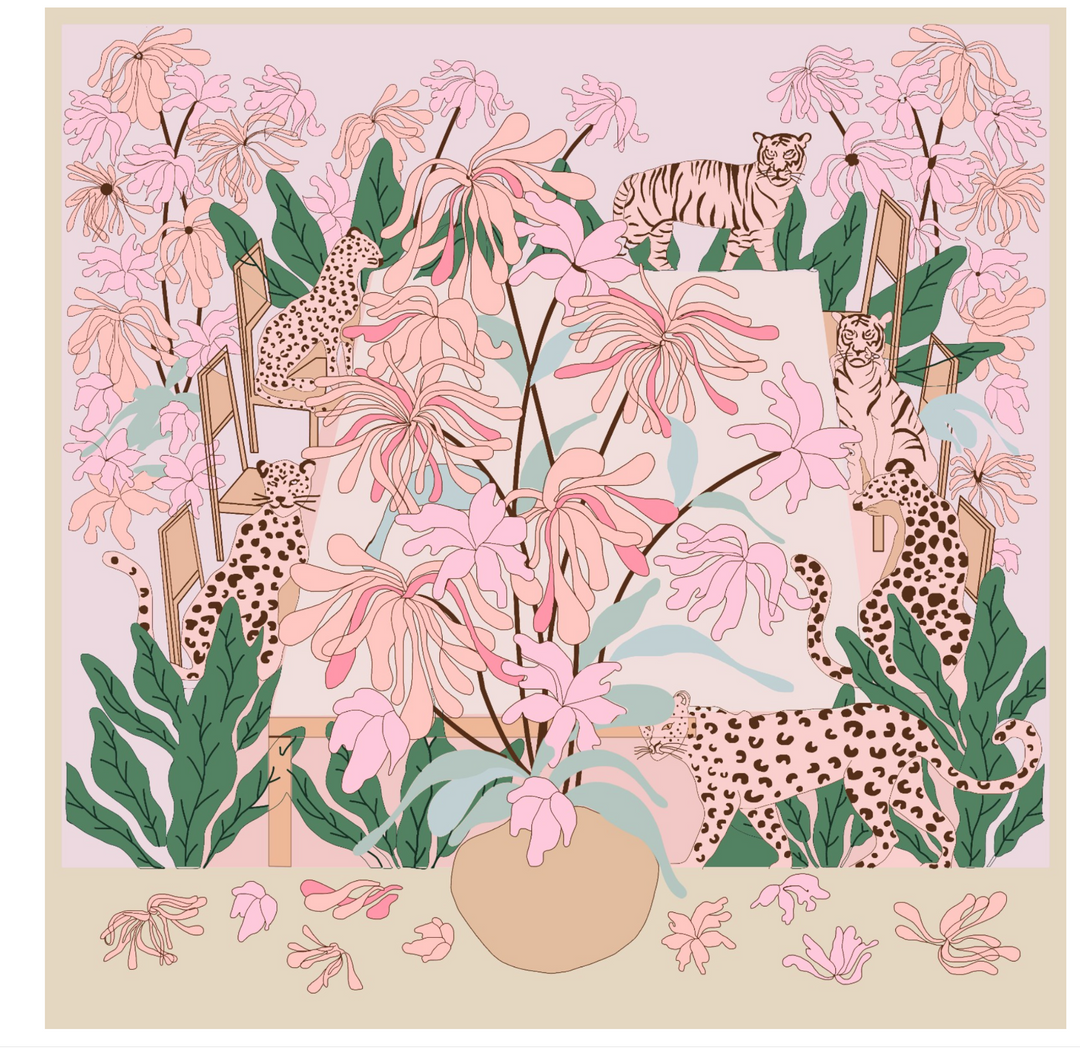 Safari Blossom Affair Scarf