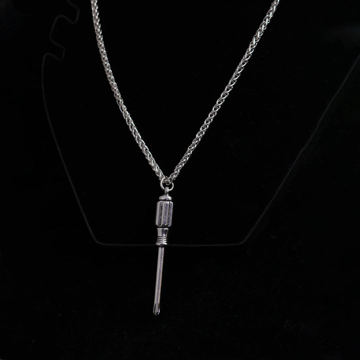 Screw You Silver Bold Chain