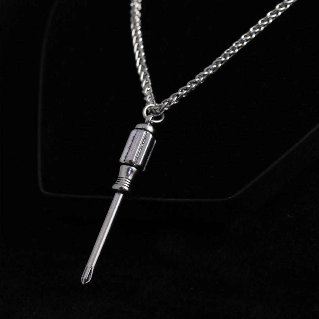 Screw You Silver Bold Chain - Salty Accessories