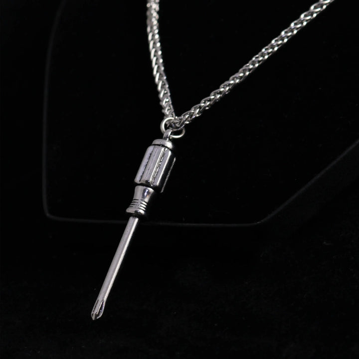 Screw You Silver Bold Chain - Salty Accessories