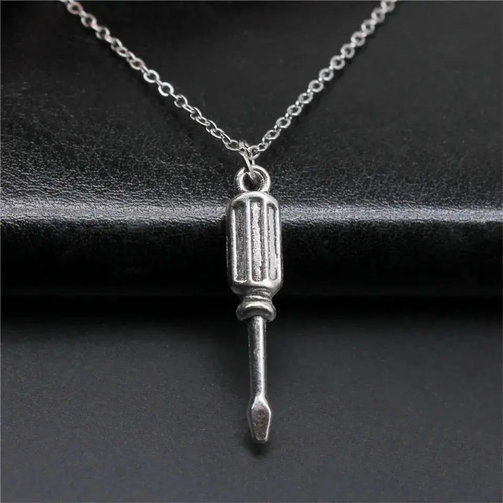 Screw You Silver Bold Chain - Salty Accessories