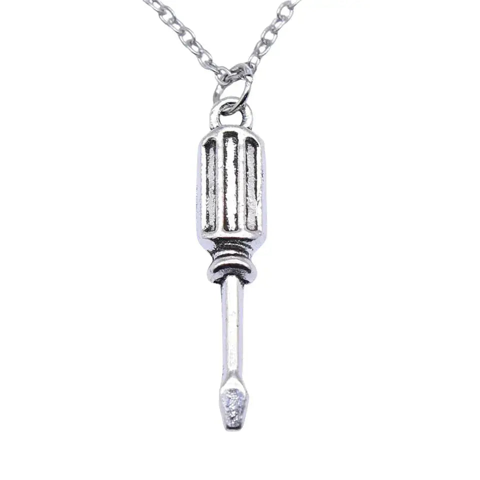 Screw You Silver Bold Chain - Salty Accessories