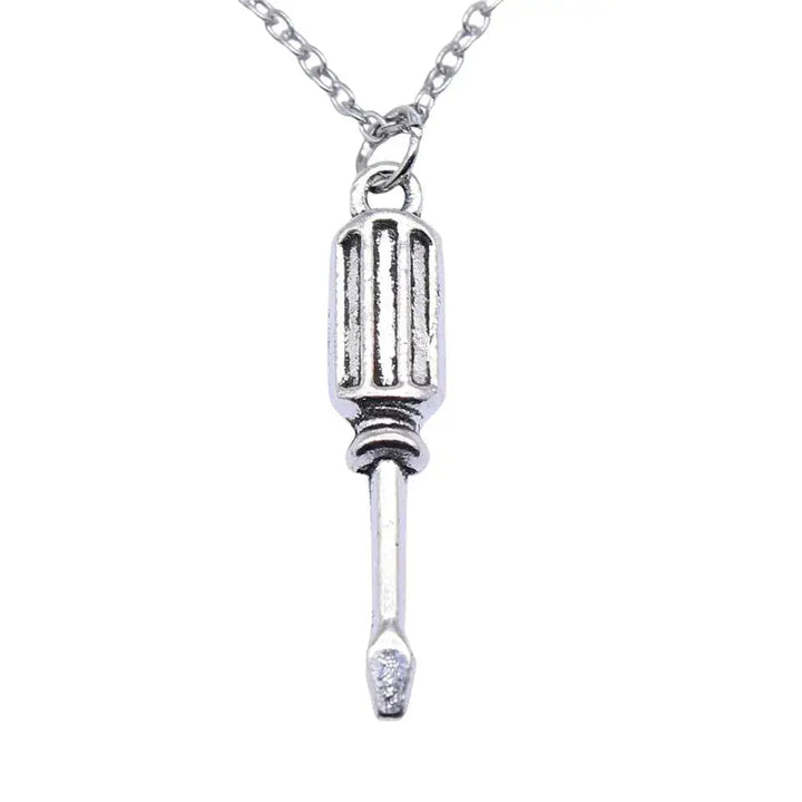 Screw You Silver Bold Chain - Salty Accessories