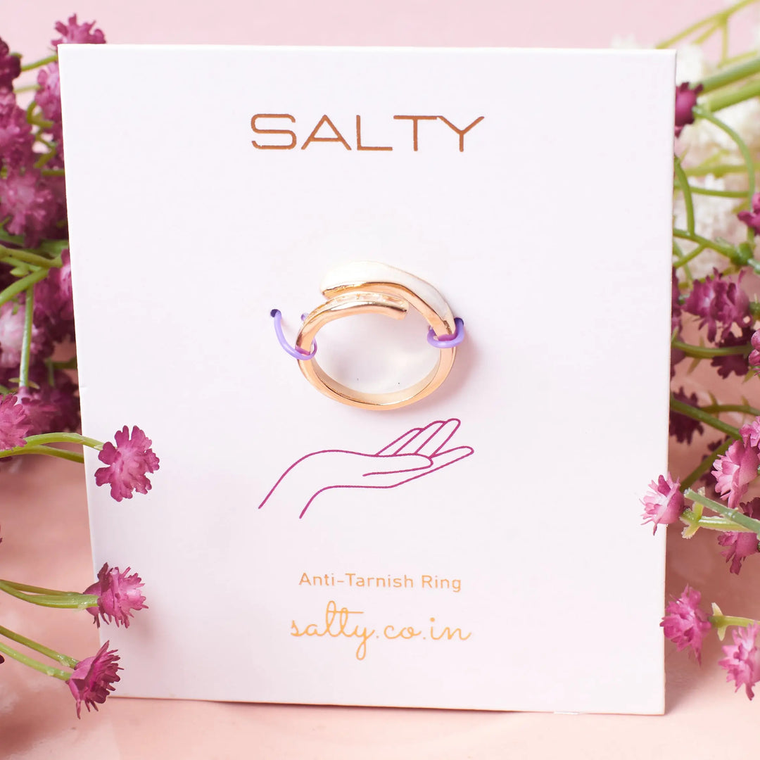 Sculpted Gold Ring | Salty