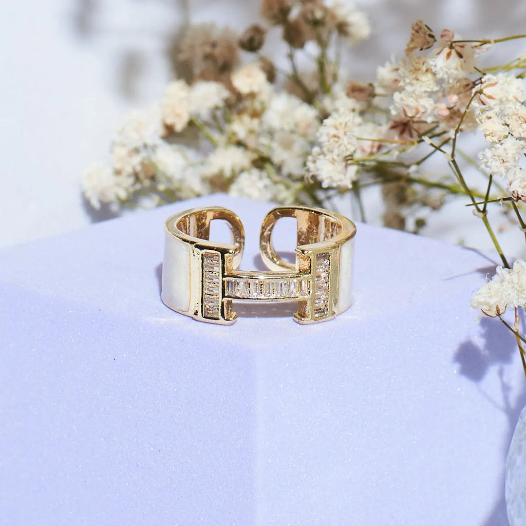 Secret Love Golden Ring | Salty