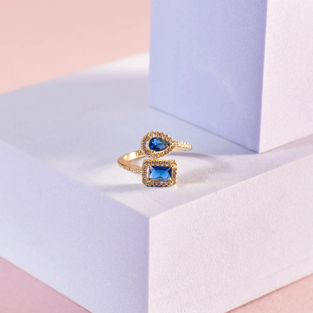 Secrets in Blue Ring - Salty Accessories