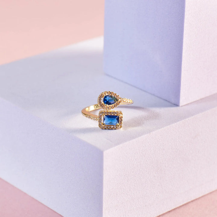 Secrets in Blue Ring - Salty Accessories