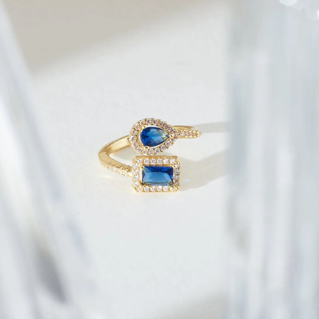 Secrets in Blue Ring - Salty Accessories