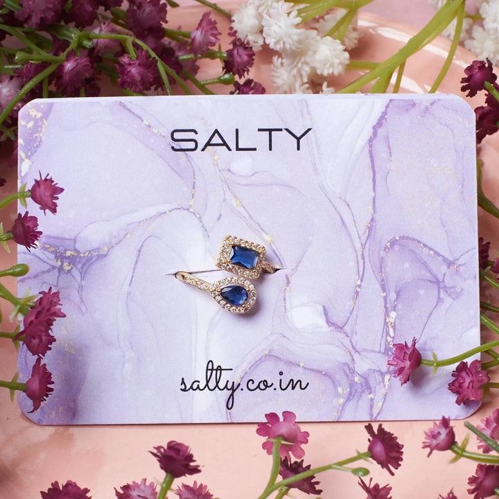 Secrets in Blue Ring - Salty Accessories