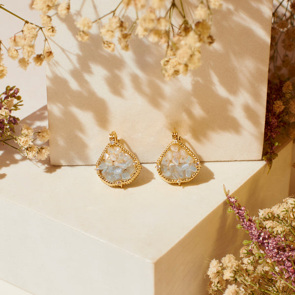 Seeker's Elegance Earrings - Grey