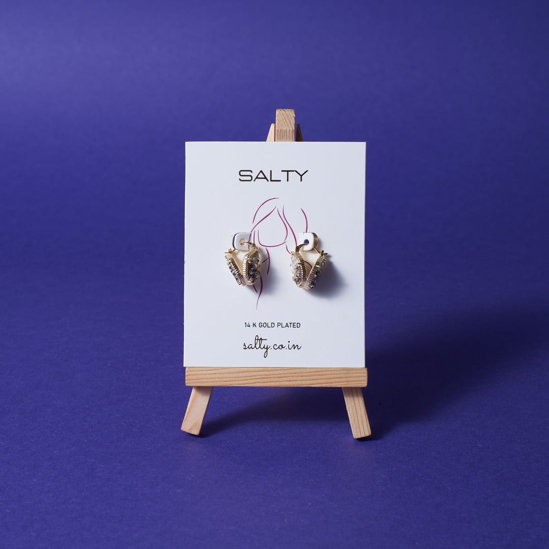 Seeker's Elegance Earrings Salty