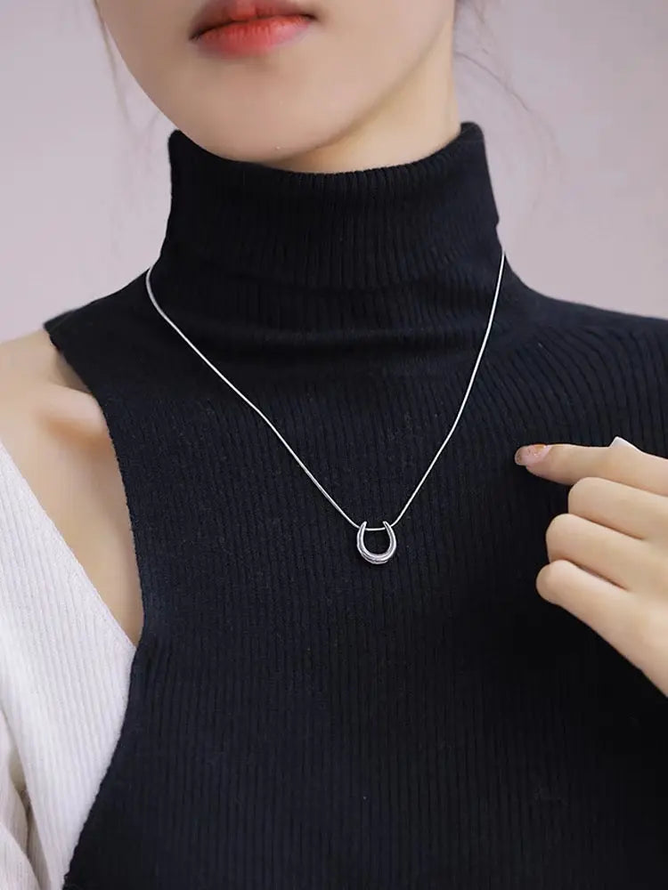 Selenophile Silver Necklace - Salty Accessories
