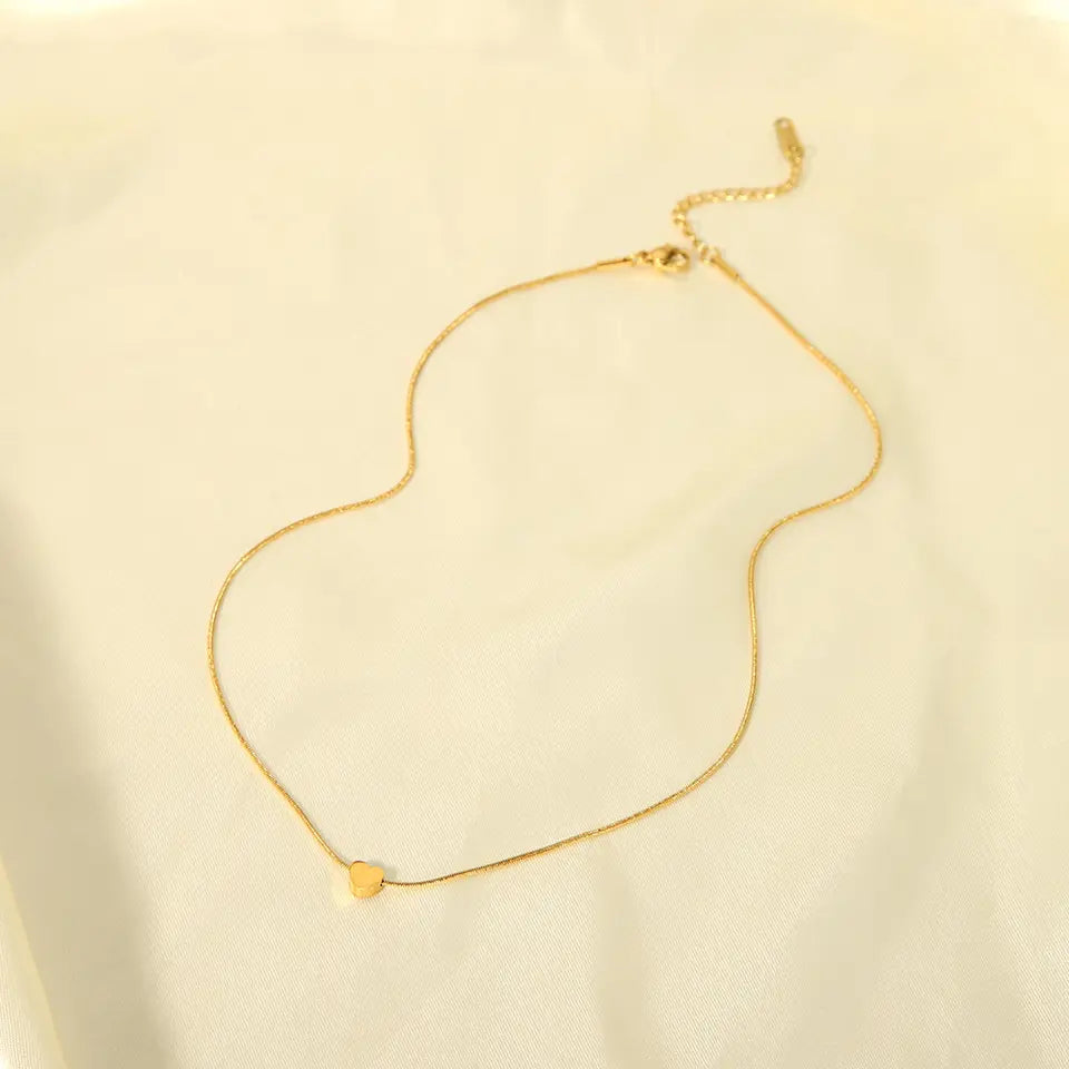 Self-Love Minimal Heart Necklace