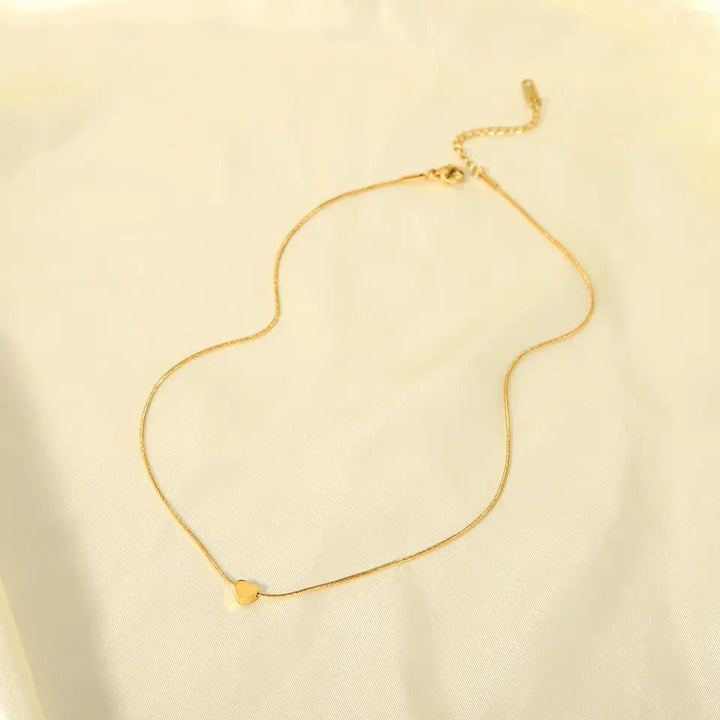 Self-Love Minimal Heart Necklace