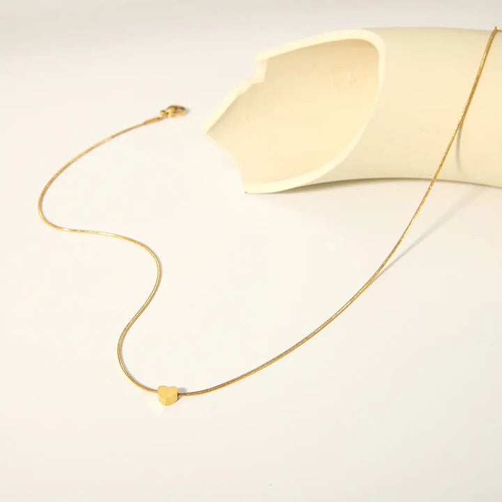 Self-Love Minimal Heart Necklace