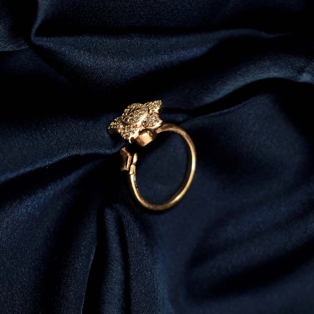 Senna Spinner Ring - Rose Gold - Salty Accessories