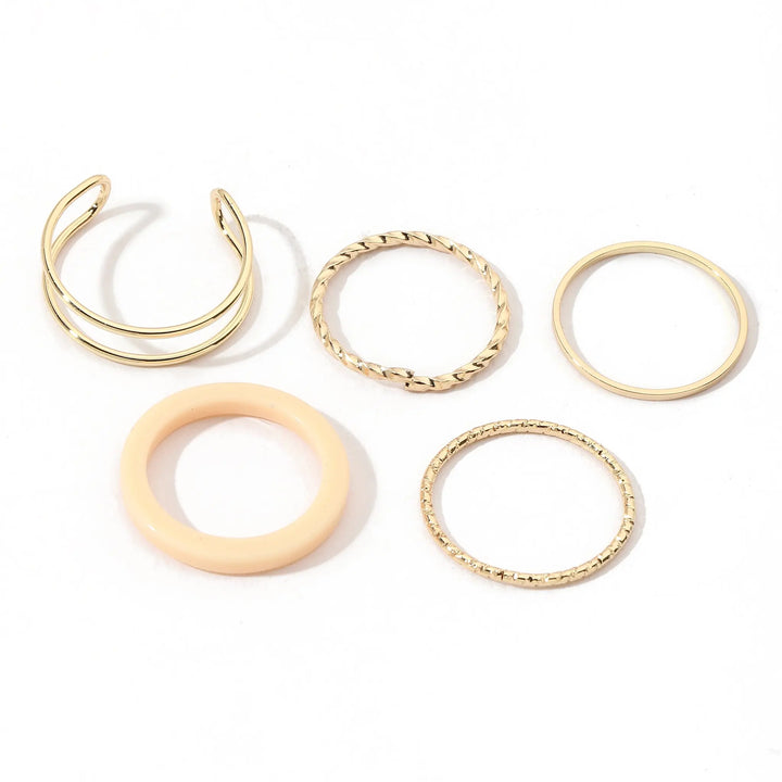 Set Of 5 Dynamo Duos Rings | Salty