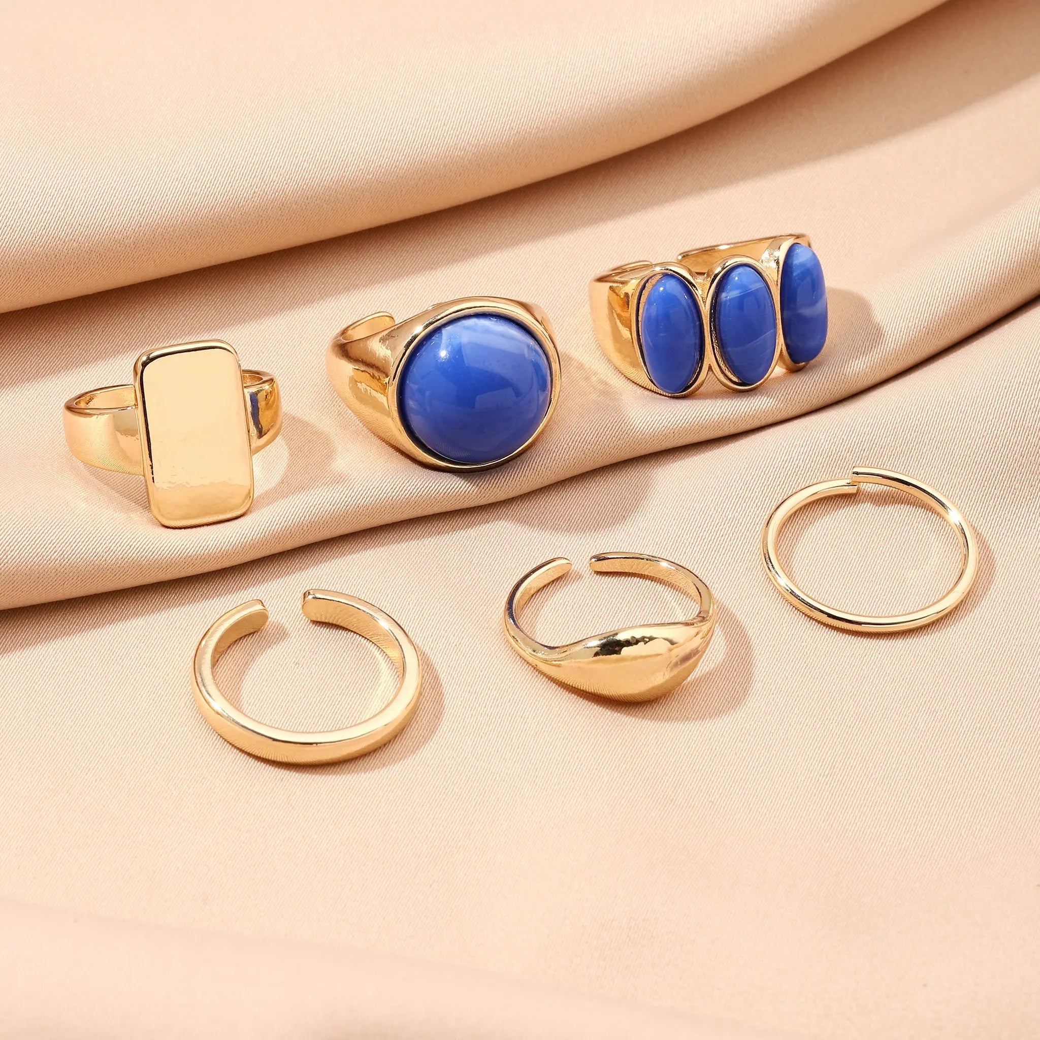 Set Of 6 Streetwise Rings | Salty – Salty Accessories