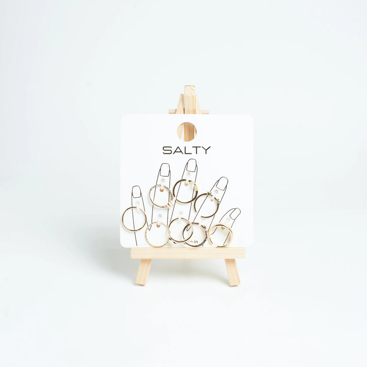 Set Of 8 Nested Nova Rings | Salty