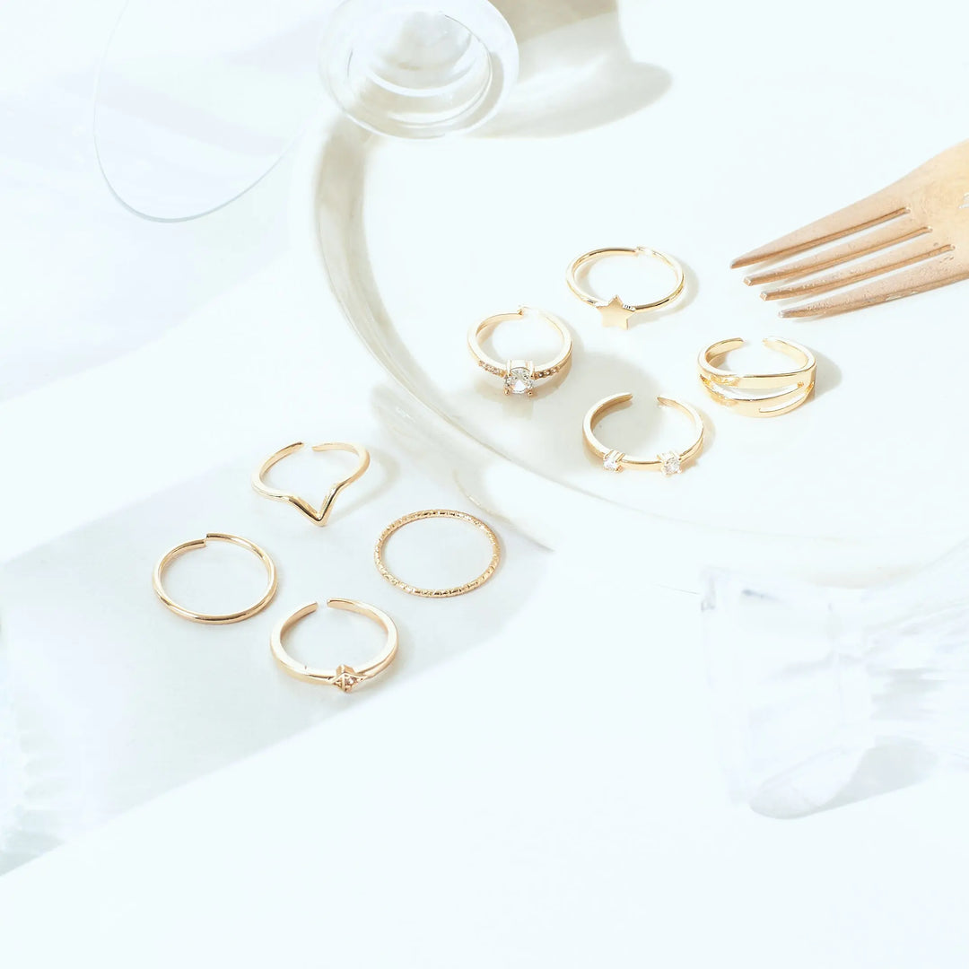 Set Of 8 Nested Nova Rings | Salty