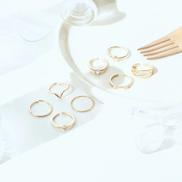Set Of 8 Nested Nova Rings | Salty