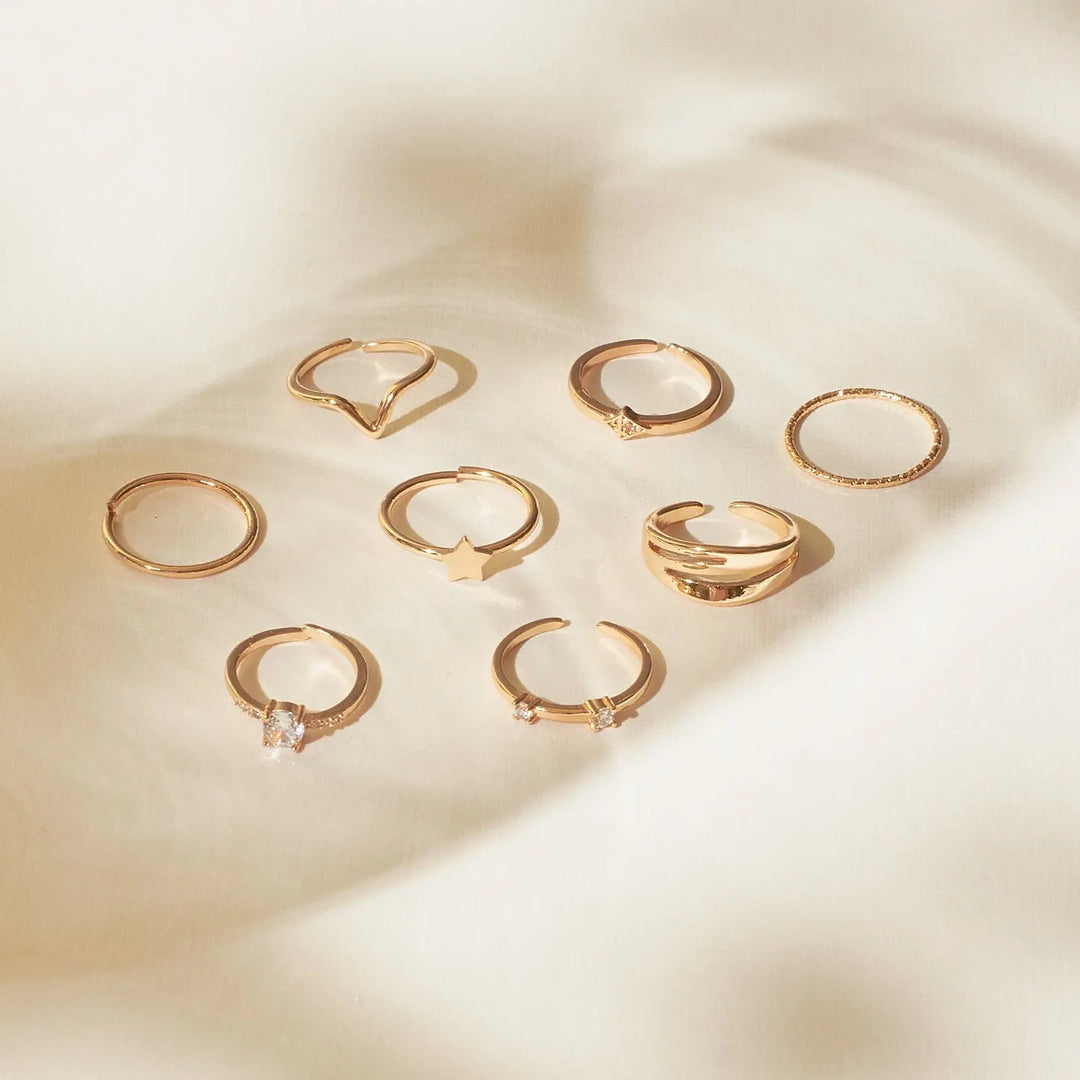 Set Of 8 Nested Nova Rings | Salty