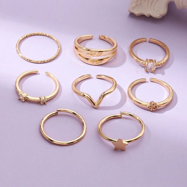 Set Of 8 Nested Nova Rings | Salty