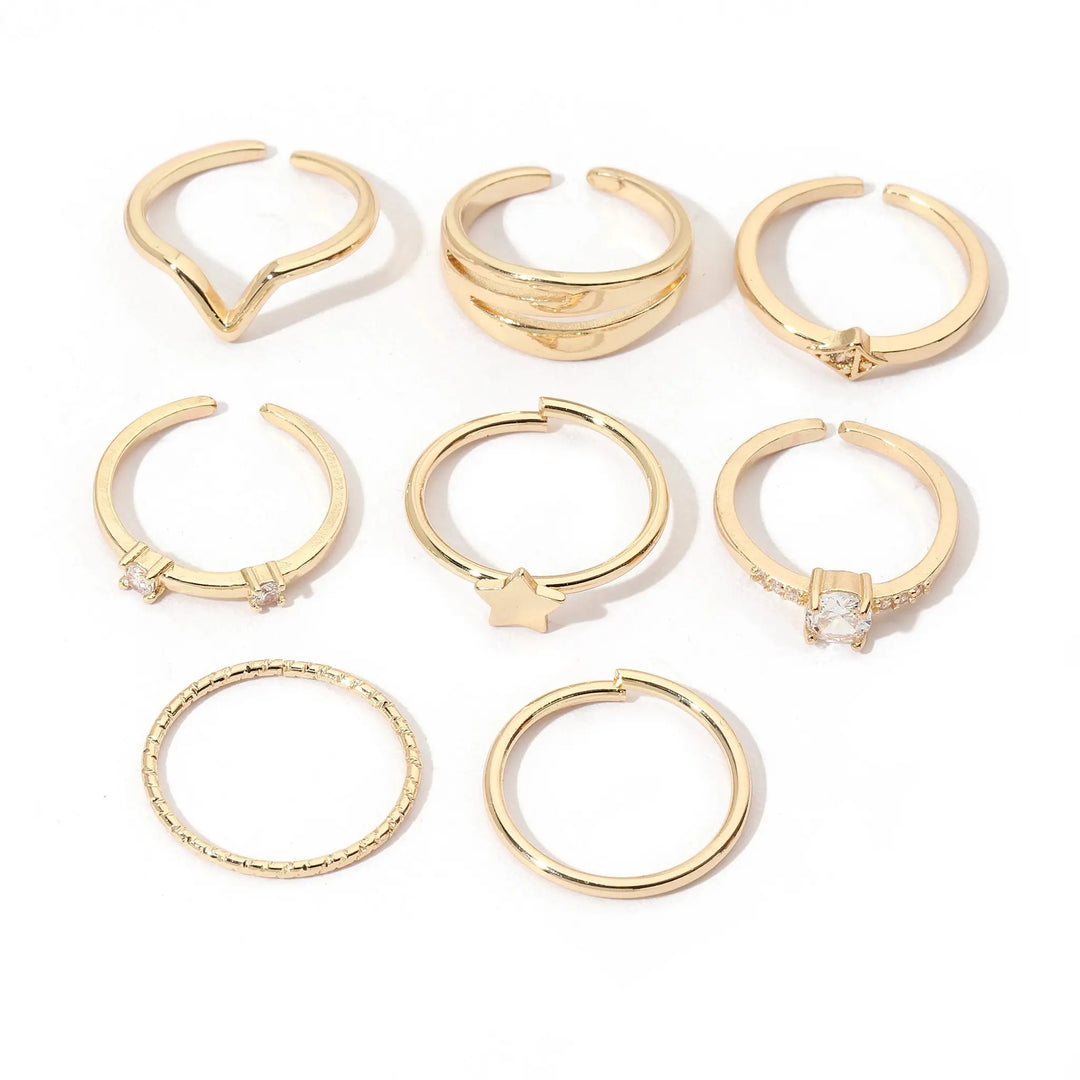 Set Of 8 Nested Nova Rings | Salty