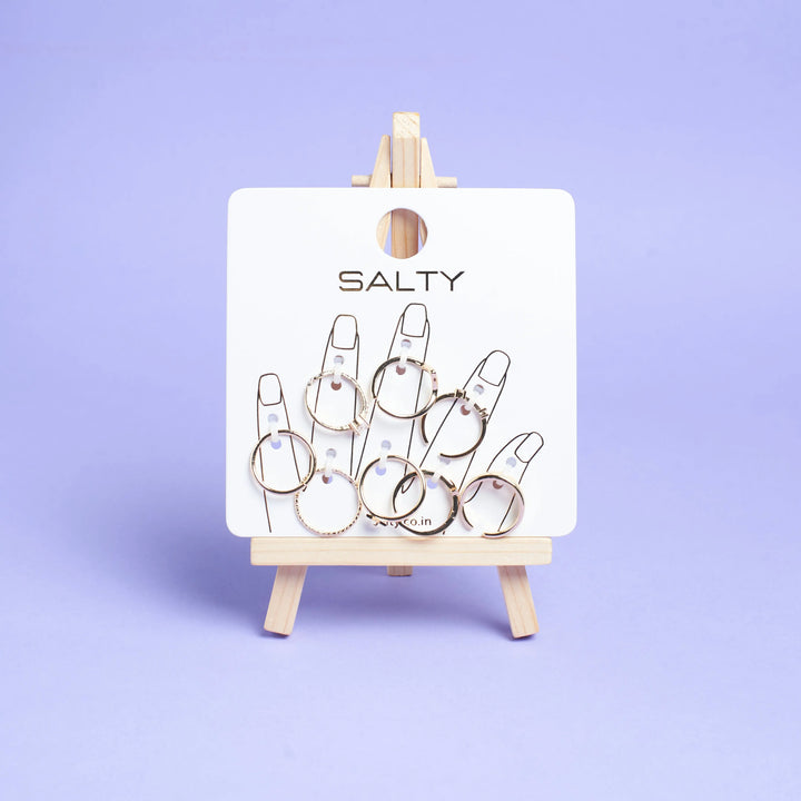 Set Of 8 Nested Nova Rings | Salty