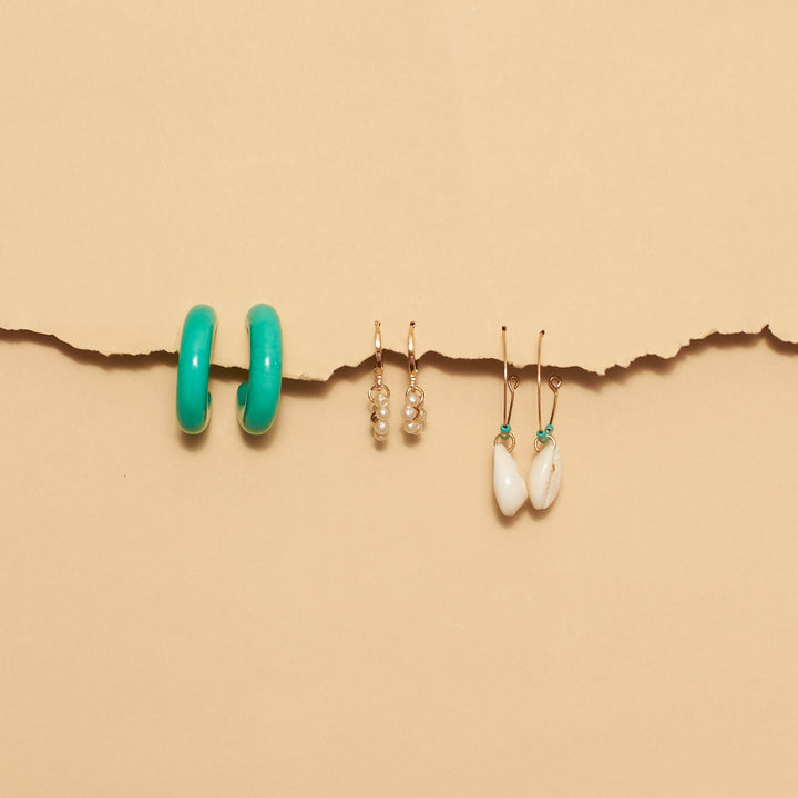 Set Of 3 Mermaid's Muse Earring Set