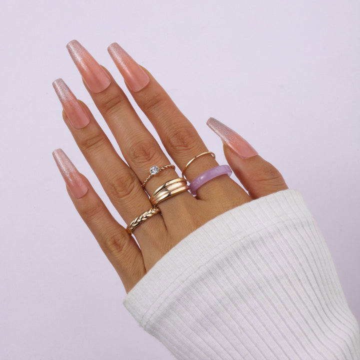 Set Of 5 Caroline Rings