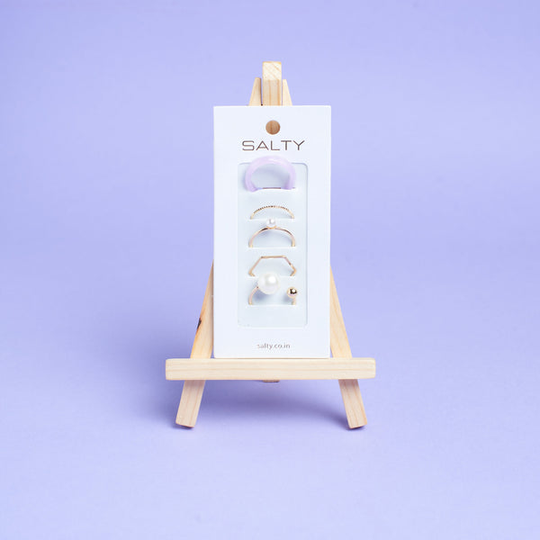 Set Of 5 Morgan Rings