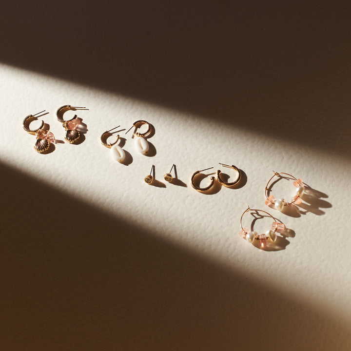 Set Of 5 Seashore Earrings