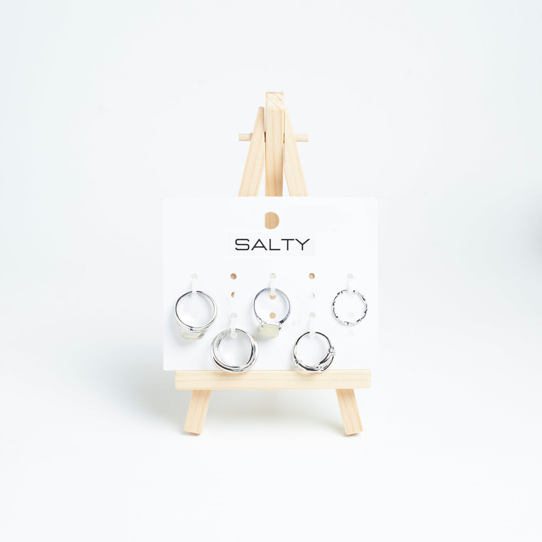 Set Of 6 Kathy Rings