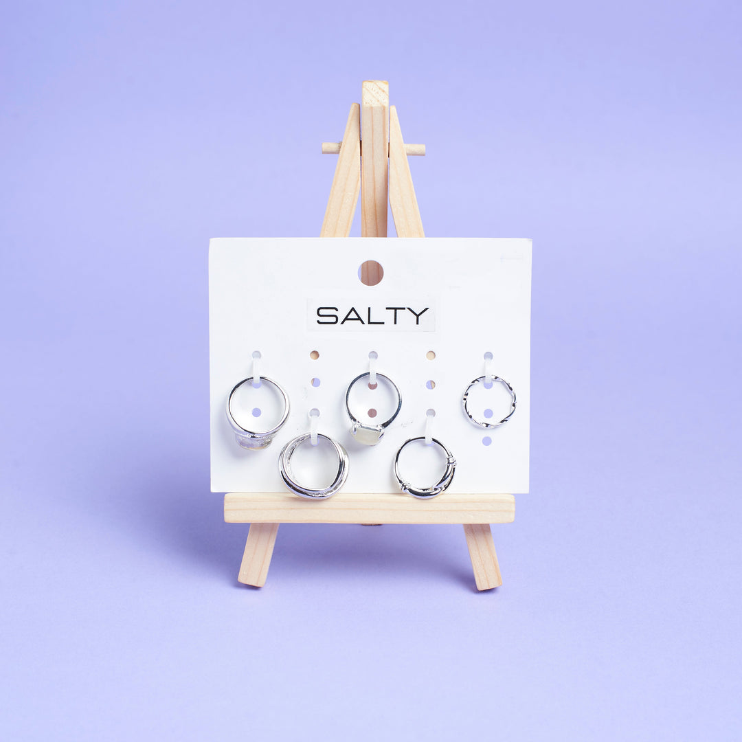Set Of 6 Kathy Rings