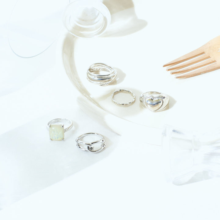 Set Of 6 Kathy Rings