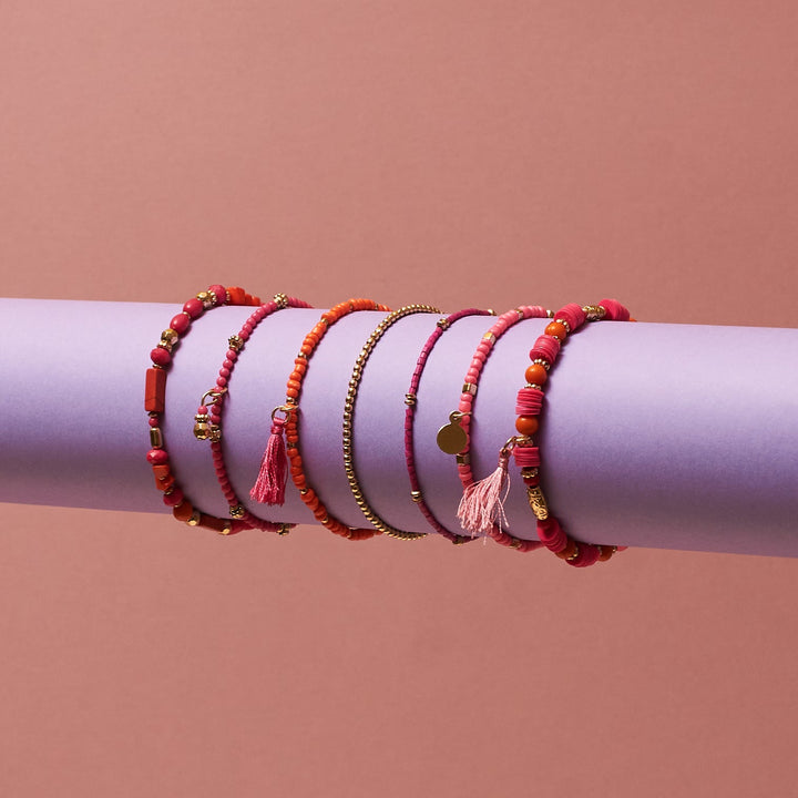 Set Of 7 Bohemian Bead Bliss Bands