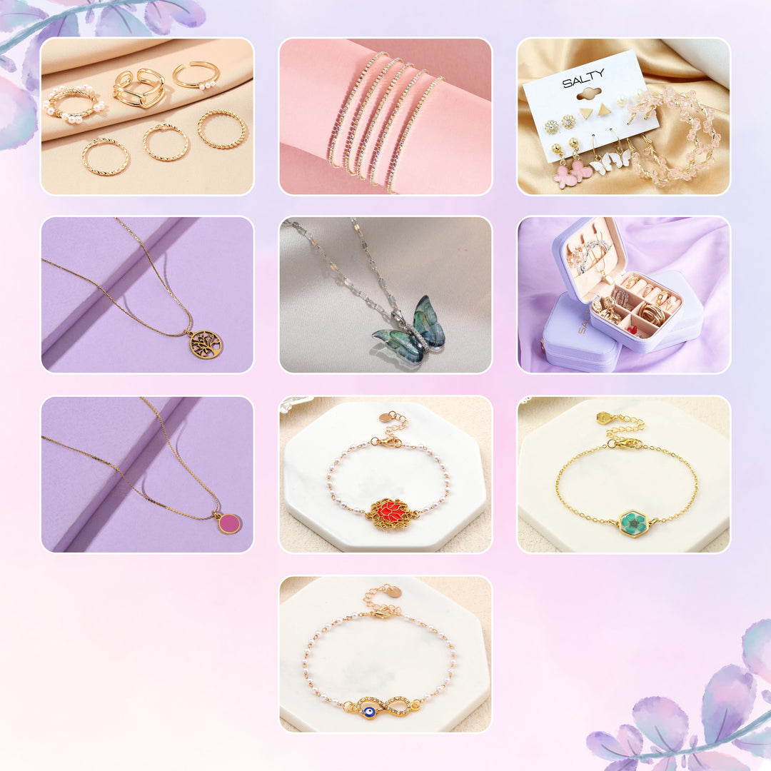 Premium Jewellery set with Free Organiser - Salty Accessories