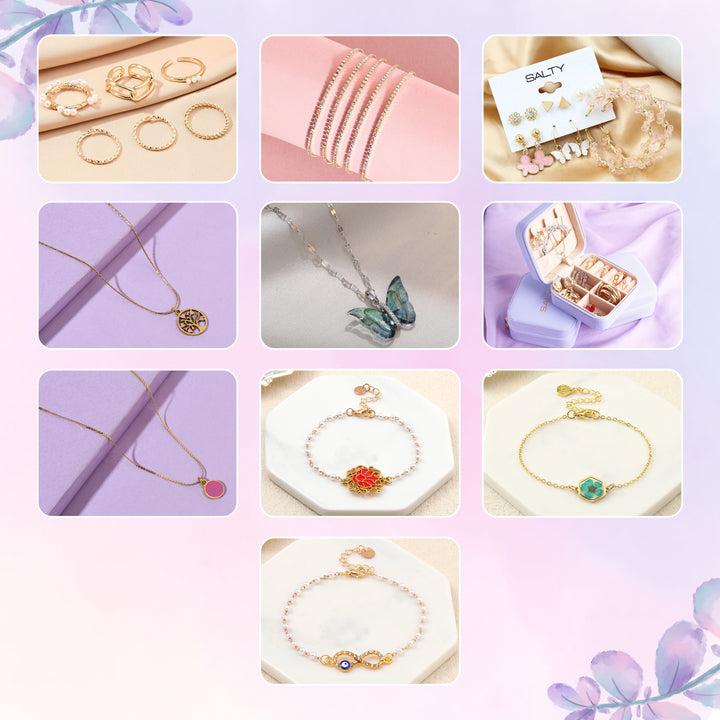 Premium Jewellery set with Free Organiser - Salty Accessories