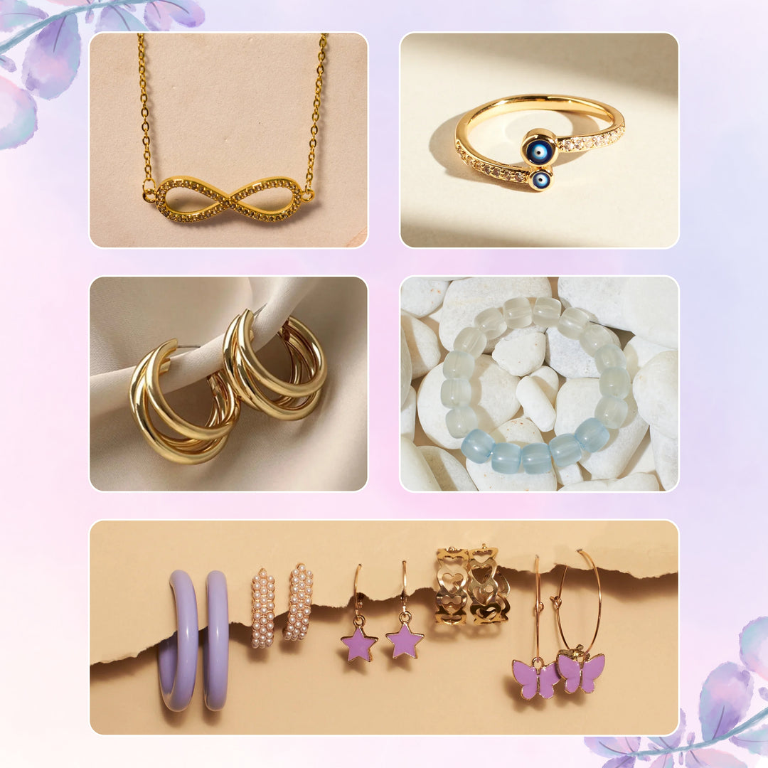 Set of 7 Sleek Jewellery Combo